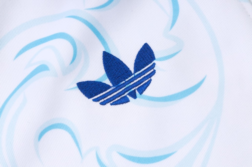 2026 Argentina White Jacket Training Suit Set