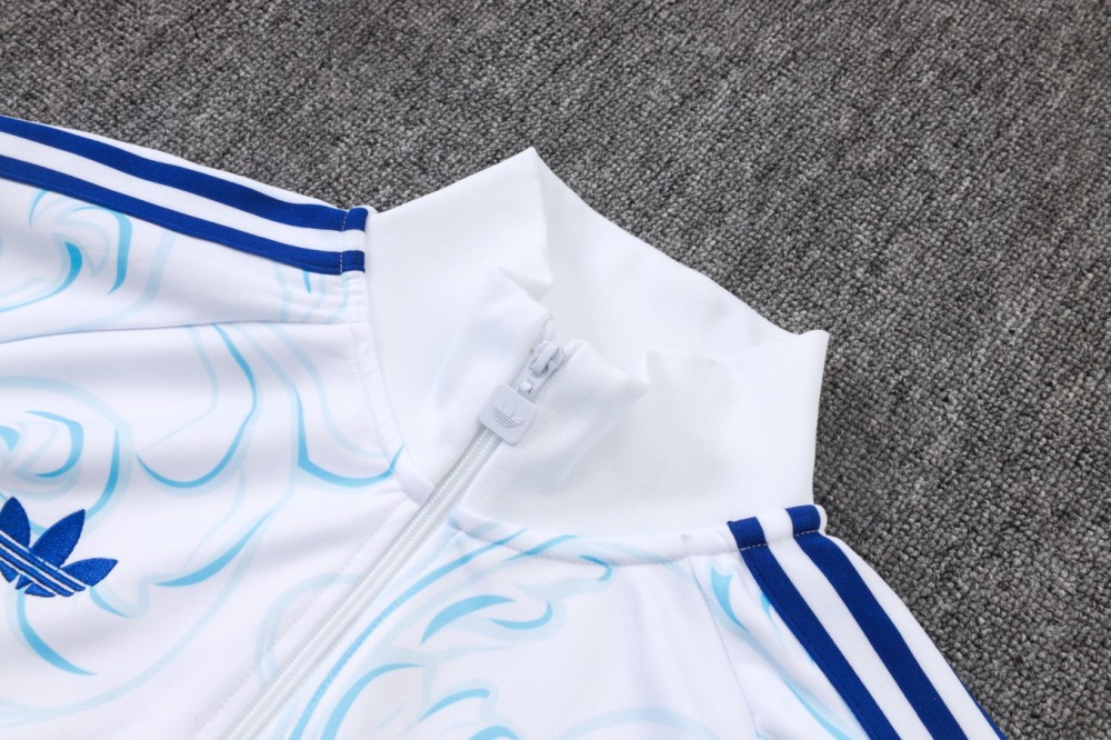 2026 Argentina White Jacket Training Suit Set