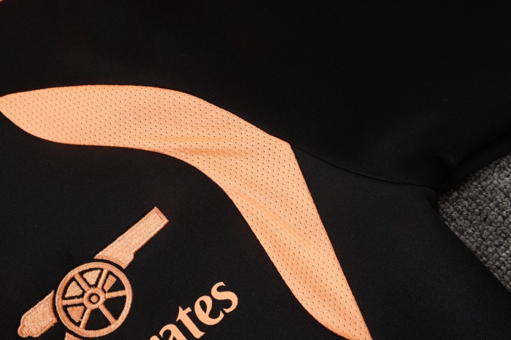 2026 Arsenal Black Jacket Training Suit Set