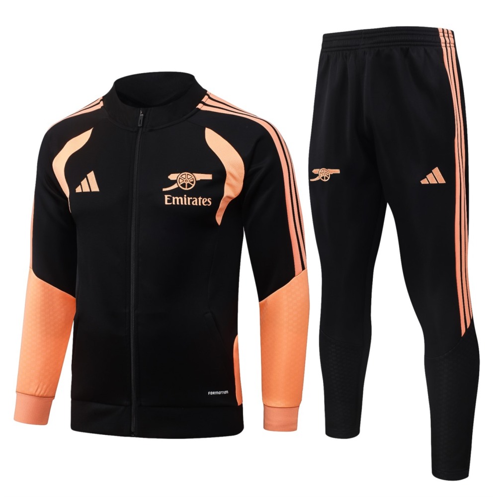 2026 Arsenal Black Jacket Training Suit Set