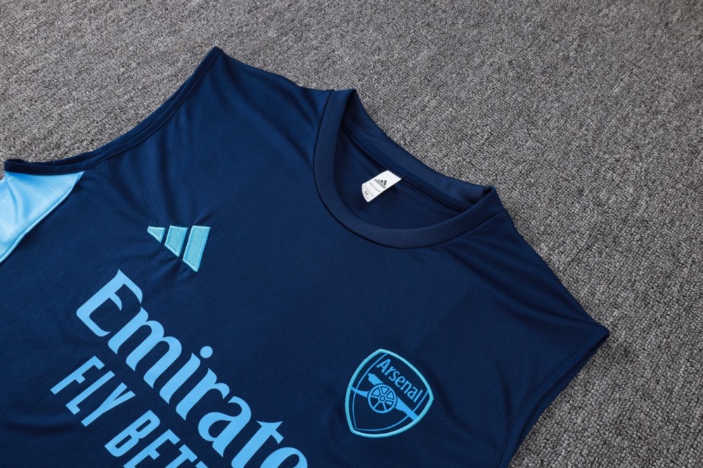 2026 Arsenal Royal blue Training Set Shirt and Shorts