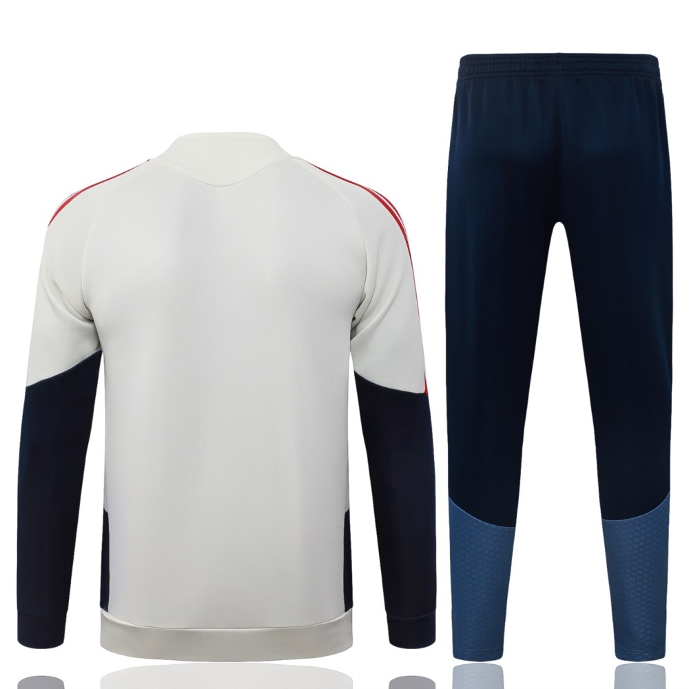 2026 Bayern Munich Beige Jacket Training Suit Set