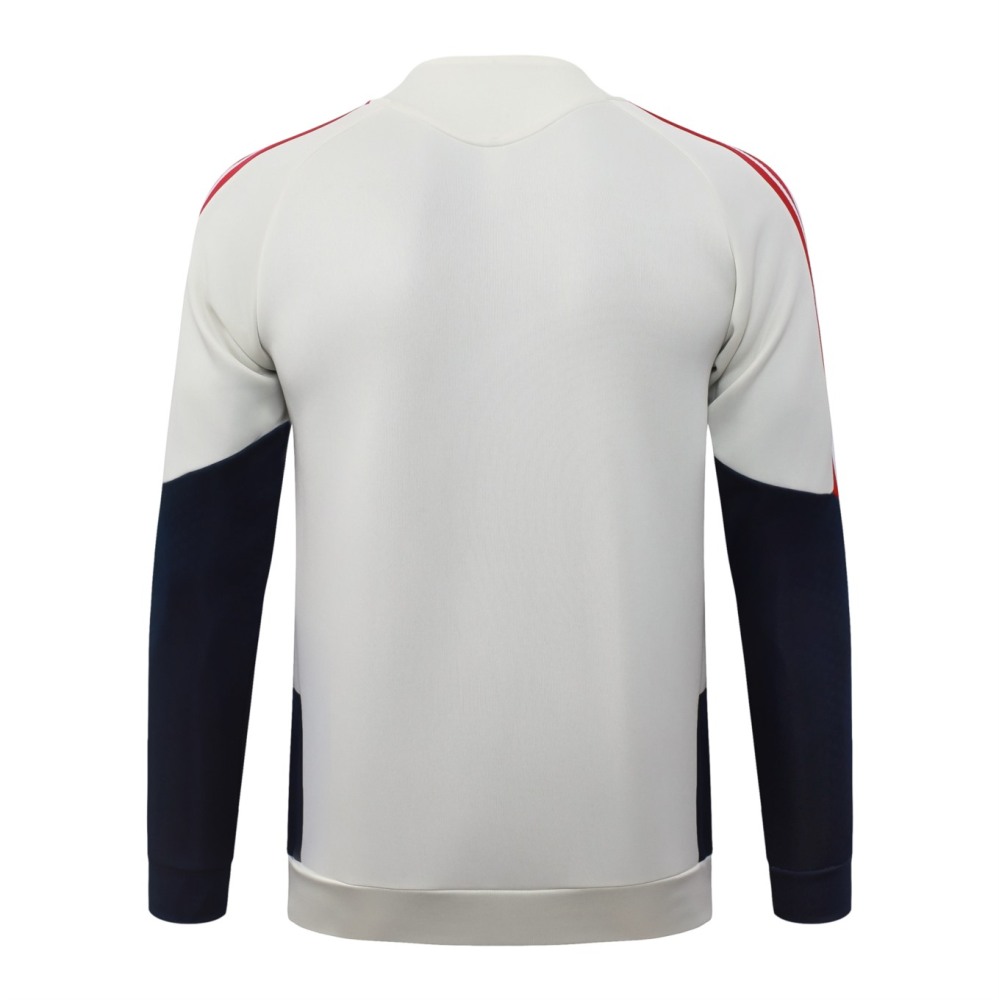 2026 Bayern Munich Beige Jacket Training Suit Set
