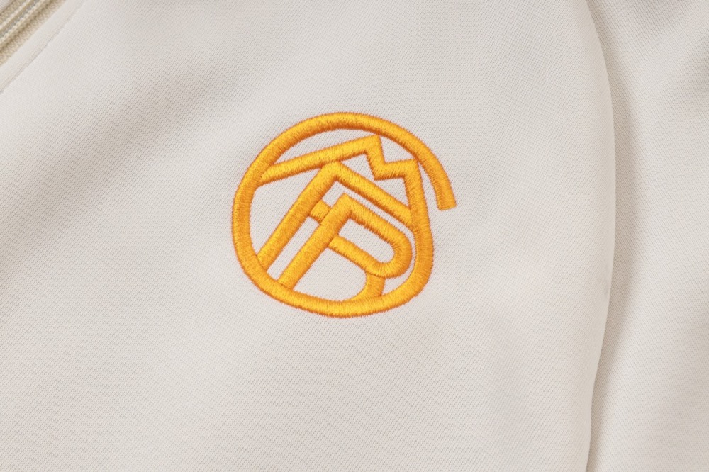 2026 Bayern Munich Beige Jacket Training Suit Set