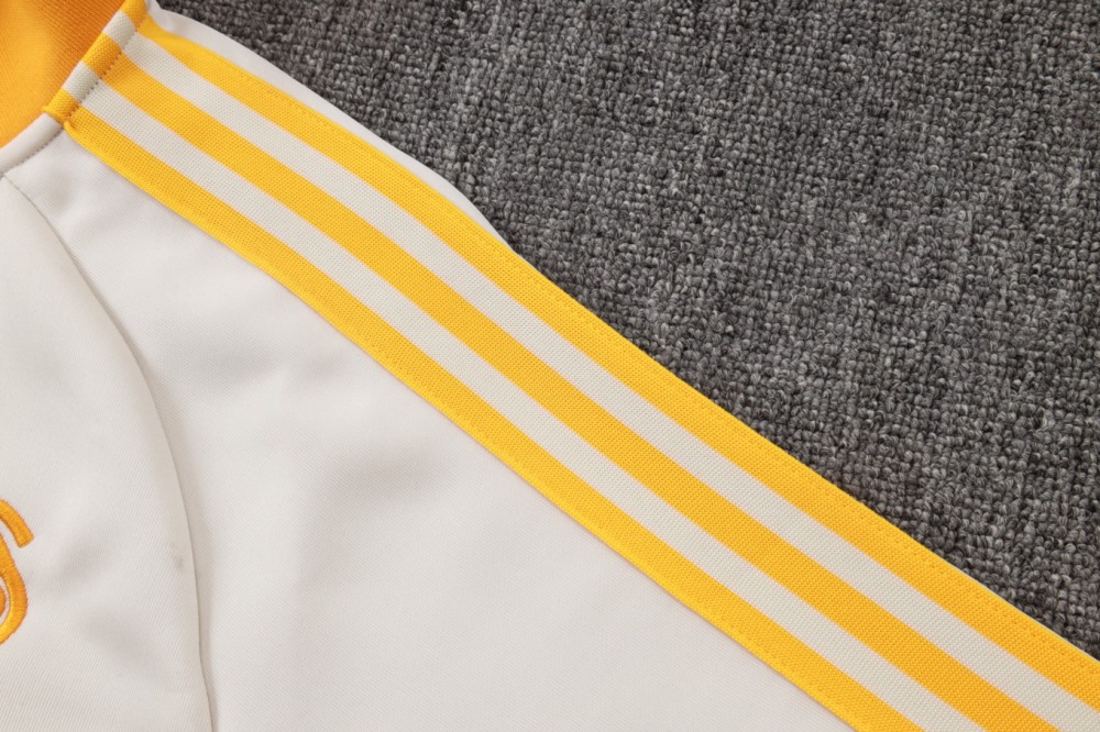 2026 Bayern Munich Beige Jacket Training Suit Set