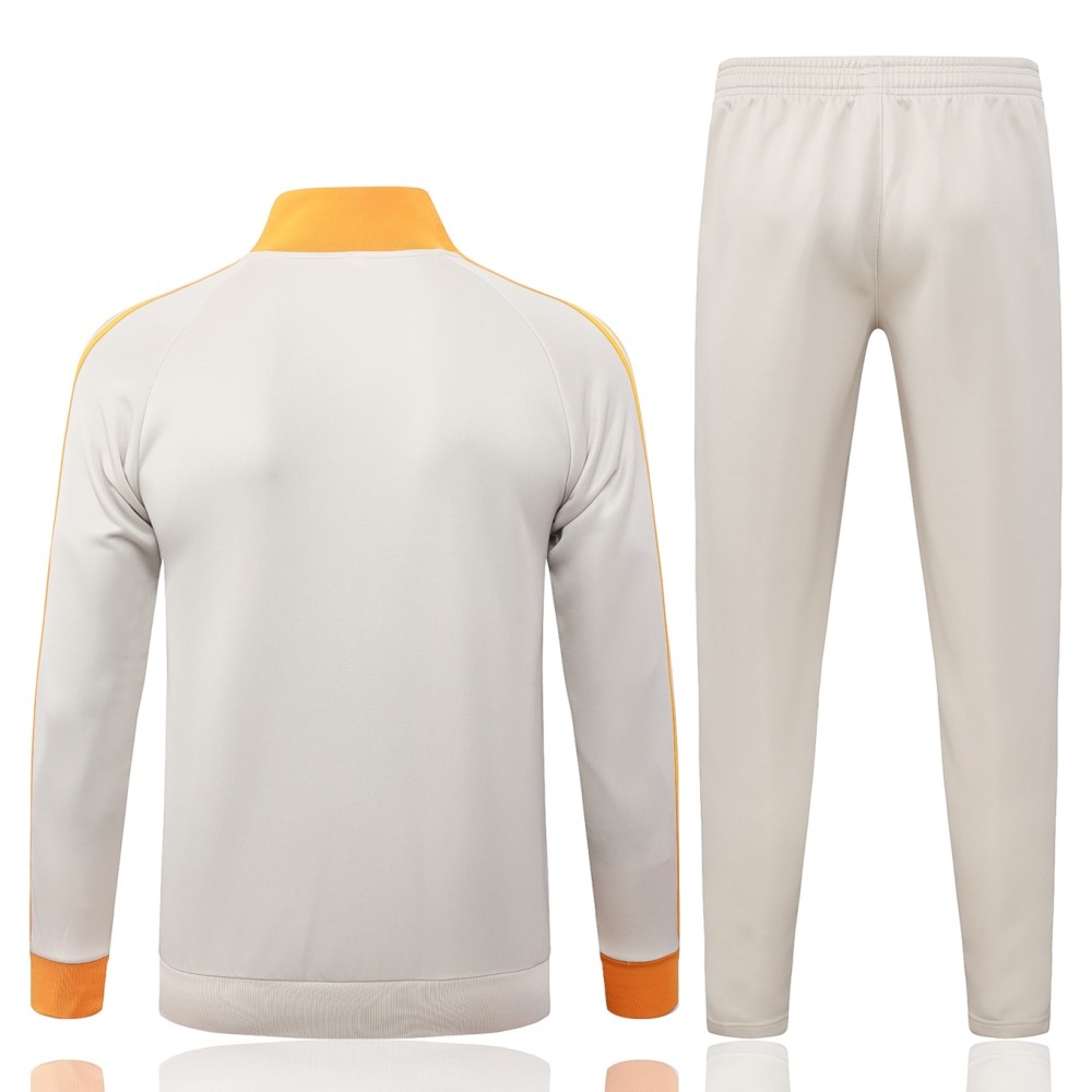 2026 Bayern Munich Beige Jacket Training Suit Set