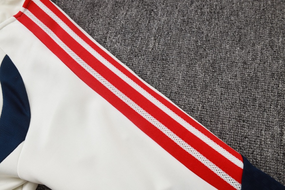 2026 Bayern Munich Beige Jacket Training Suit Set