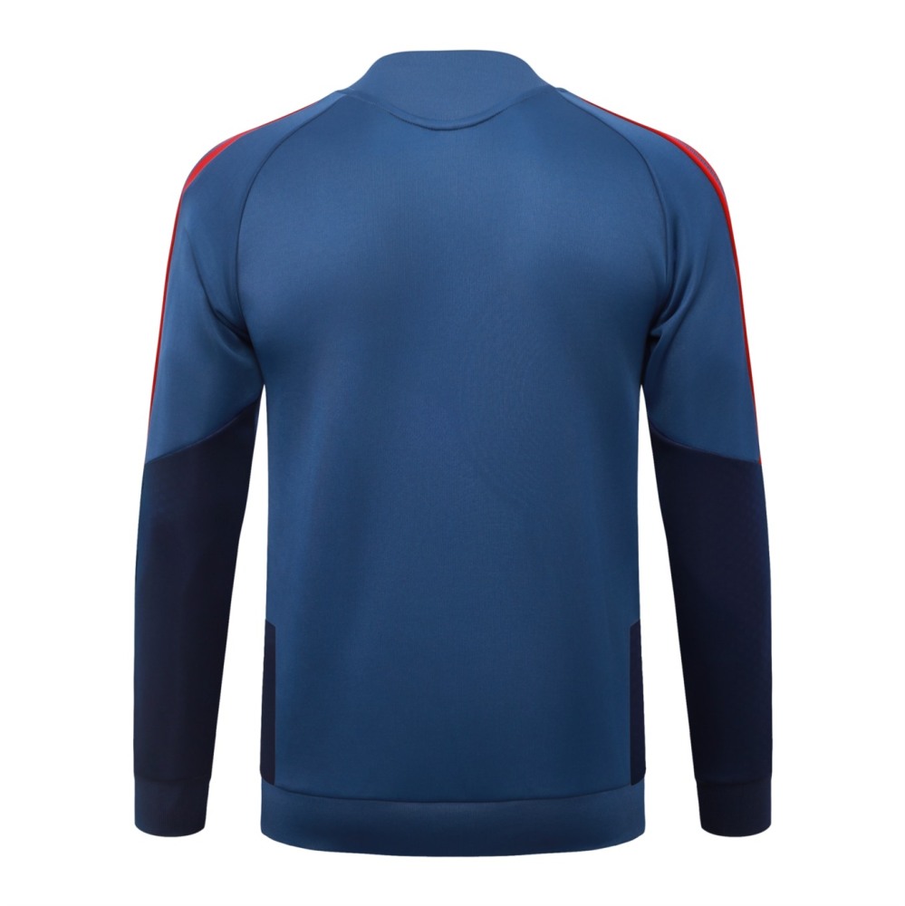 2026 Bayern Munich Medium Blue Jacket Training Suit Set