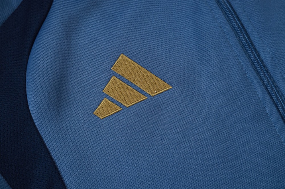 2026 Bayern Munich Medium Blue Jacket Training Suit Set