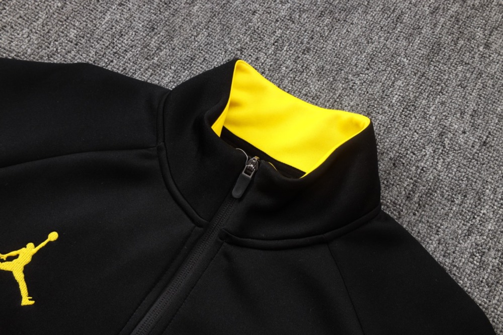 2026 Brazil Black Jacket Training Suit Set