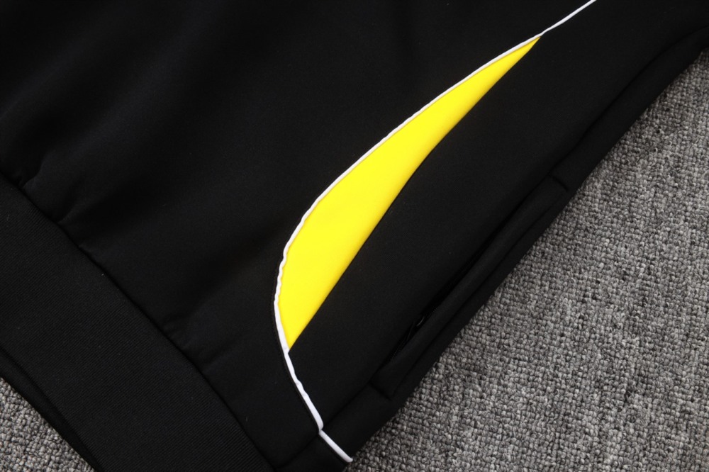 2026 Brazil Black Jacket Training Suit Set