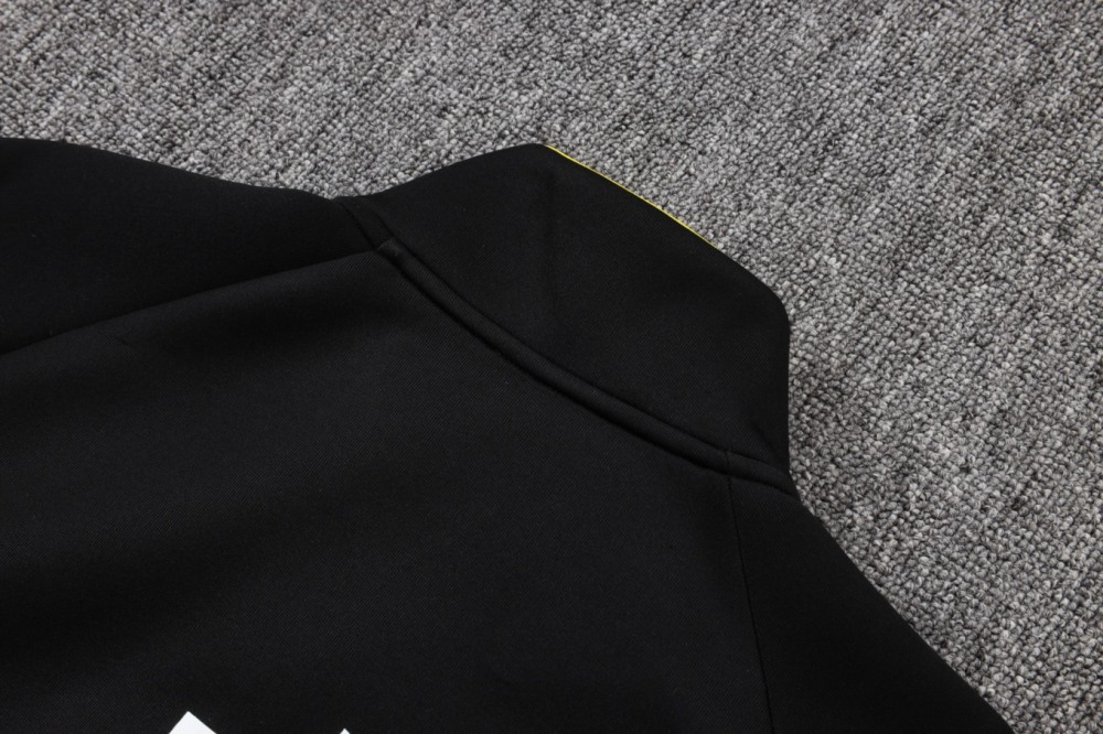 2026 Brazil Black Jacket Training Suit Set