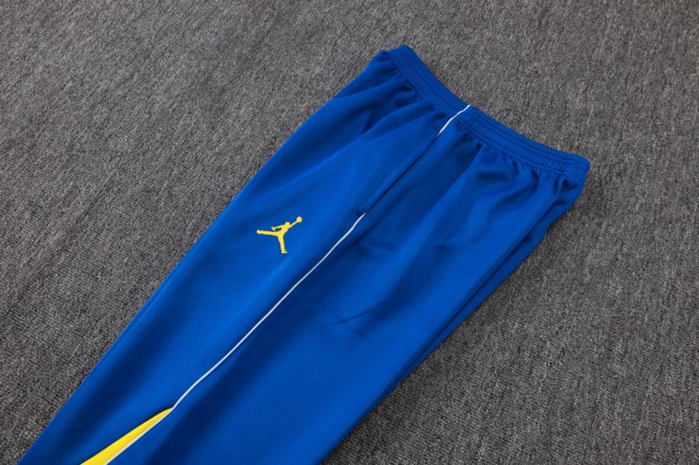 2026 Brazil Colorful Blue Jacket Training Suit Set
