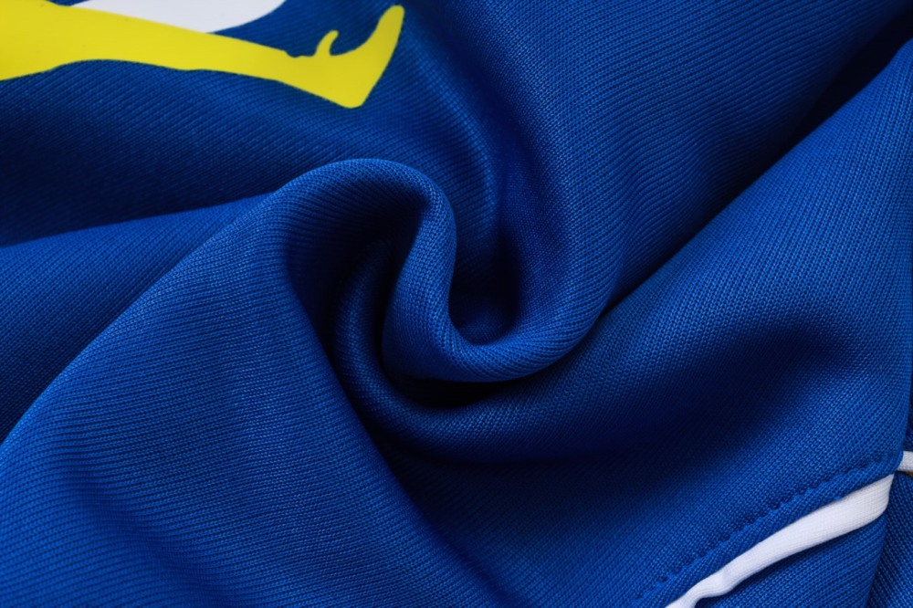 2026 Brazil Colorful Blue Jacket Training Suit Set