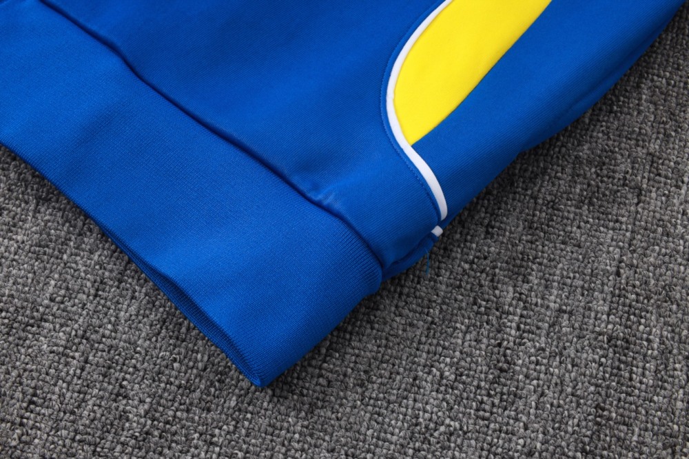 2026 Brazil Colorful Blue Jacket Training Suit Set