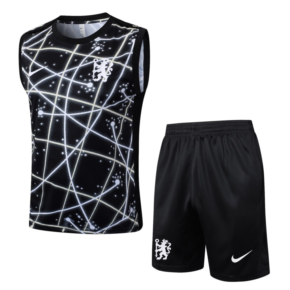 2026 Chelsea Black Training Set Shirt and Shorts