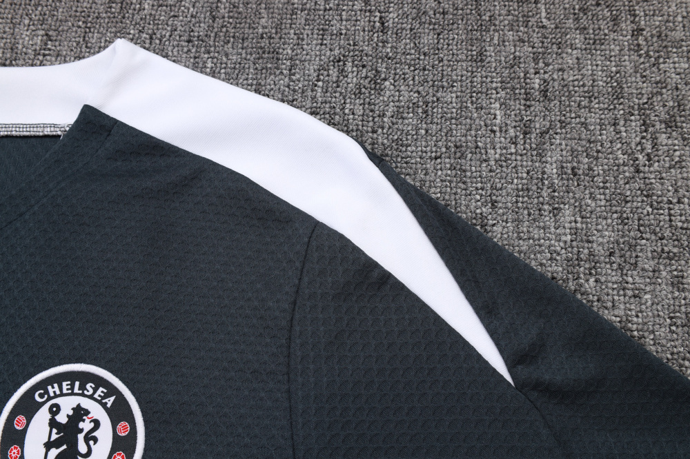 2026 Chelsea Dark gray Training Set Shirt and Shorts