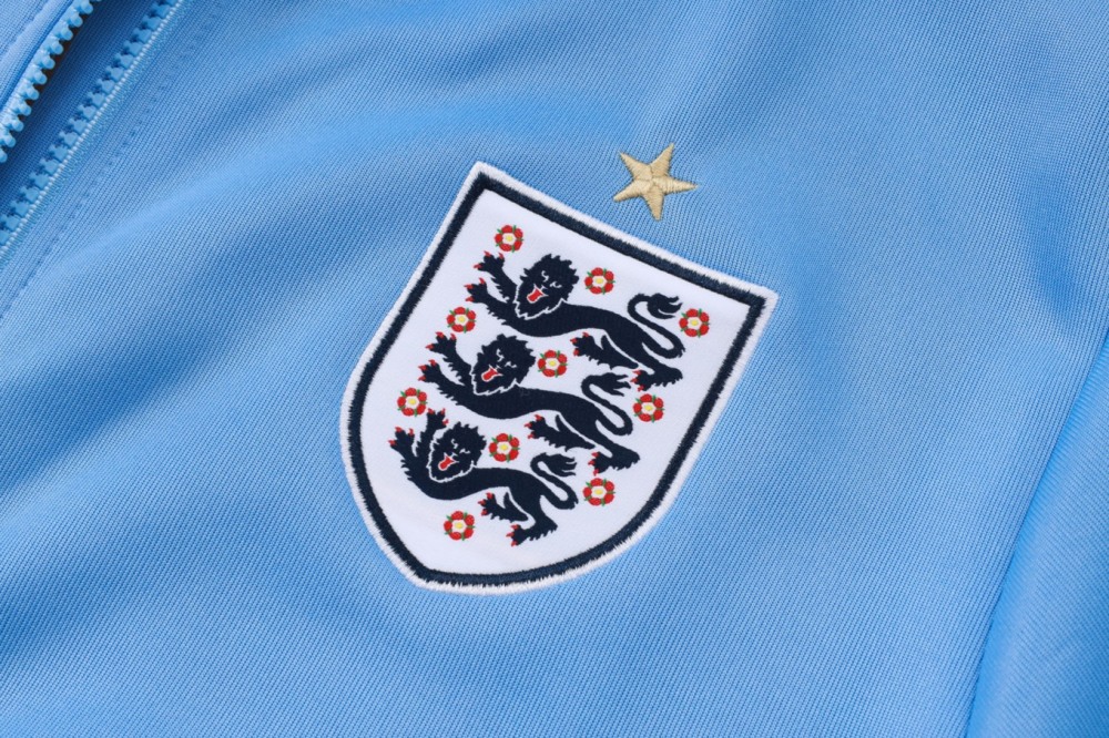 2026 England Light blue Jacket Training Suit Set