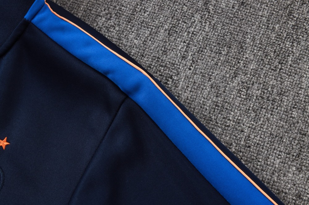 2026 France Royal blue Jacket Training Suit Set