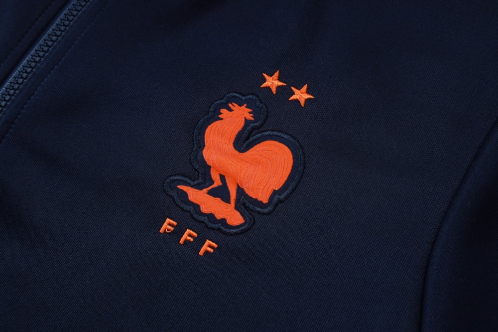2026 France Royal blue Jacket Training Suit Set