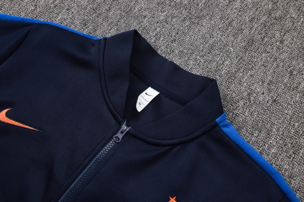 2026 France Royal blue Jacket Training Suit Set