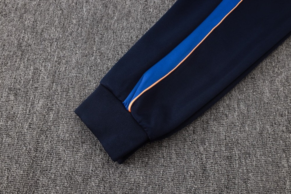 2026 France Royal blue Jacket Training Suit Set