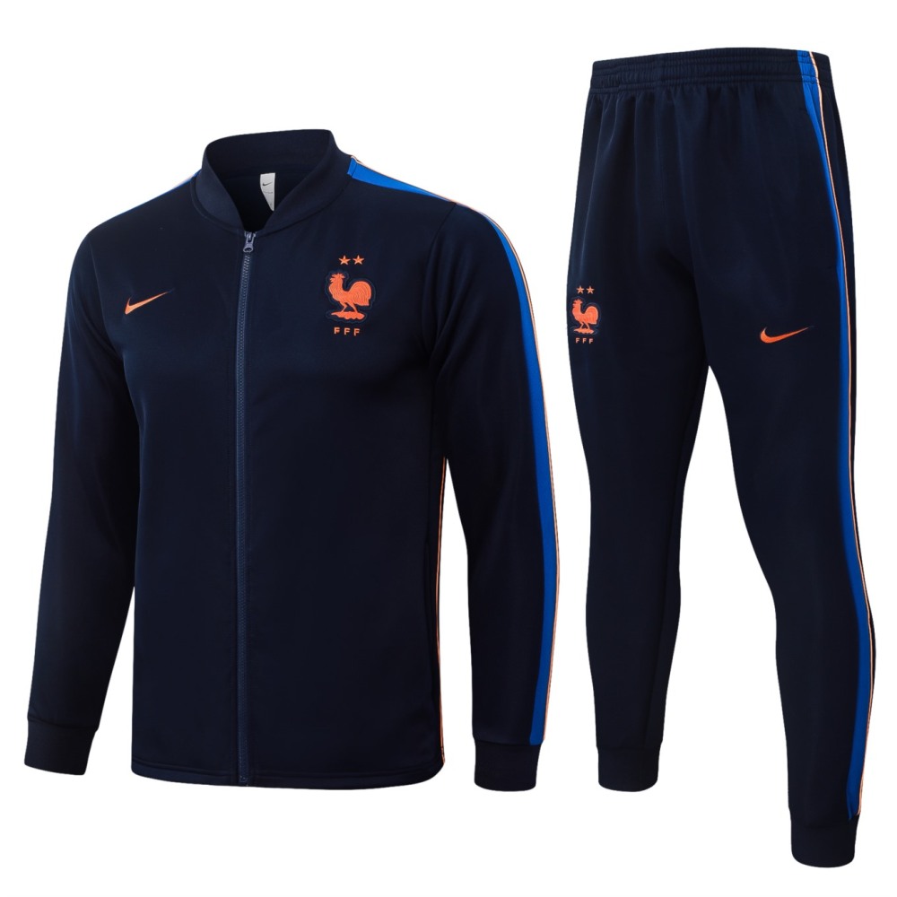 2026 France Royal blue Jacket Training Suit Set