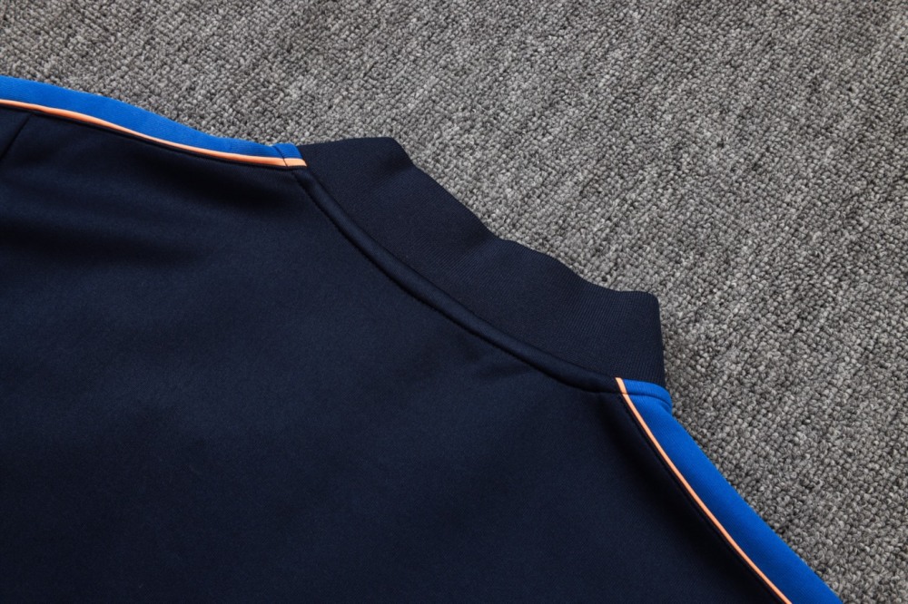 2026 France Royal blue Jacket Training Suit Set