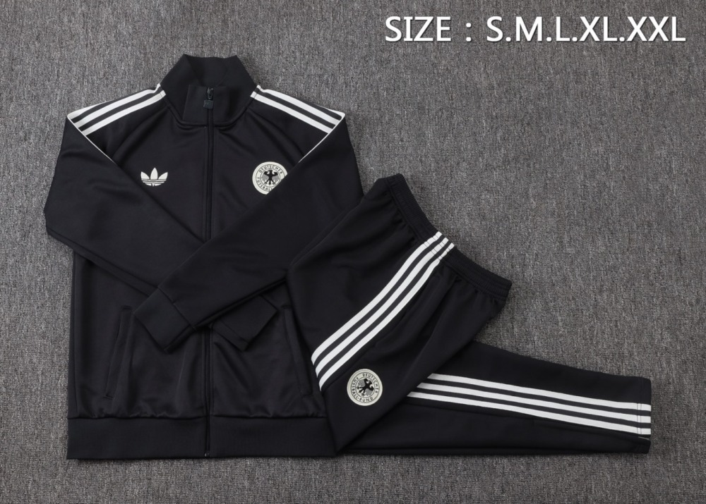 2026 Germany Dark gray Jacket Training Suit Set