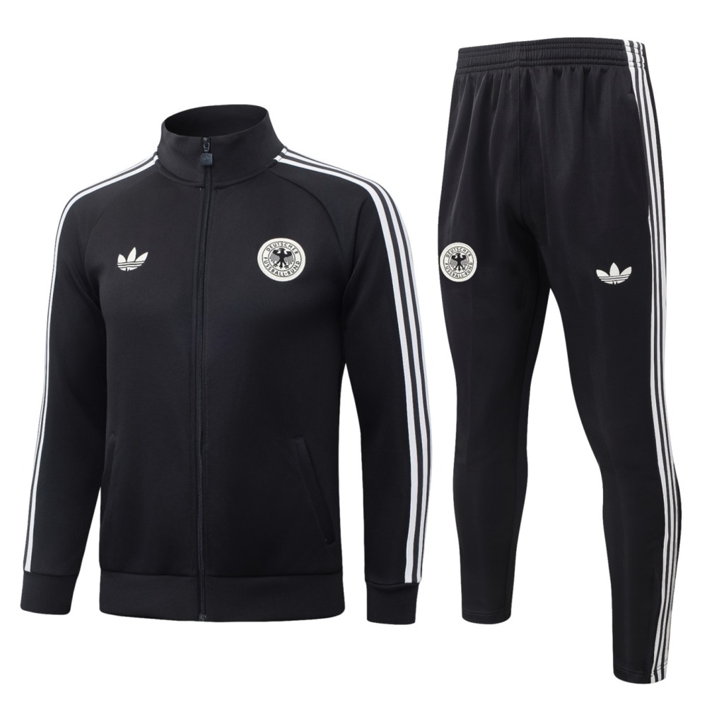 2026 Germany Dark gray Jacket Training Suit Set
