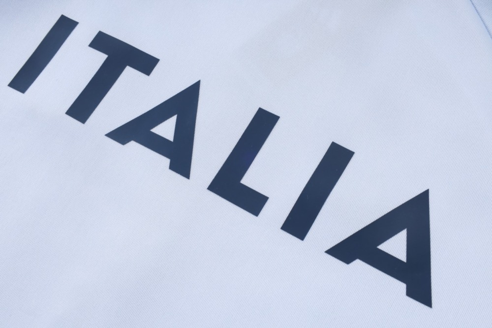 2026 Italy Light blue Jacket Training Suit Set
