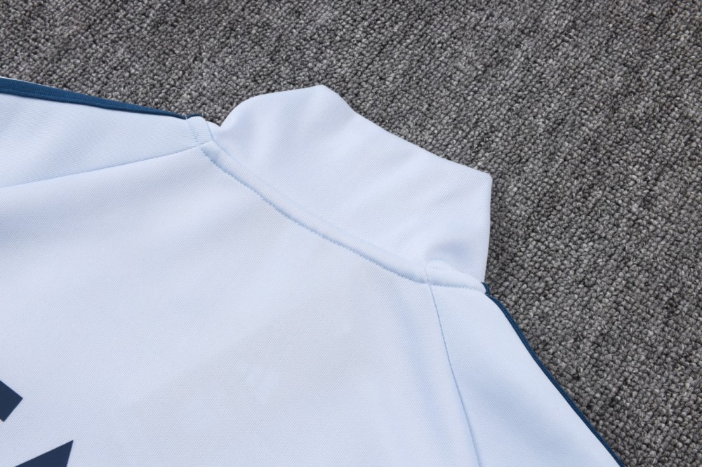 2026 Italy Light blue Jacket Training Suit Set