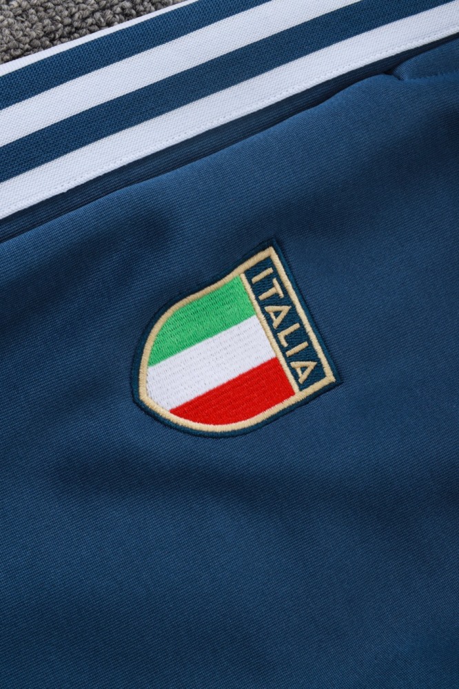 2026 Italy Light blue Jacket Training Suit Set