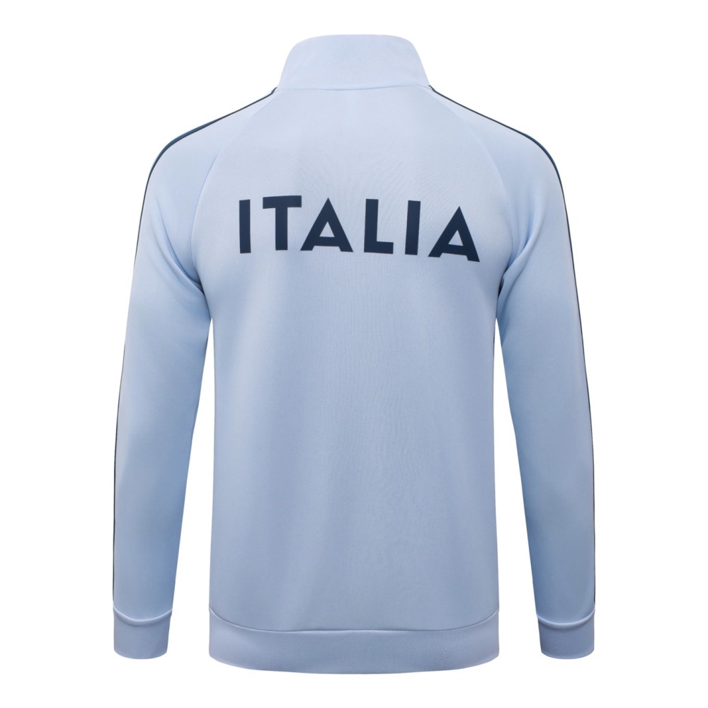 2026 Italy Light blue Jacket Training Suit Set
