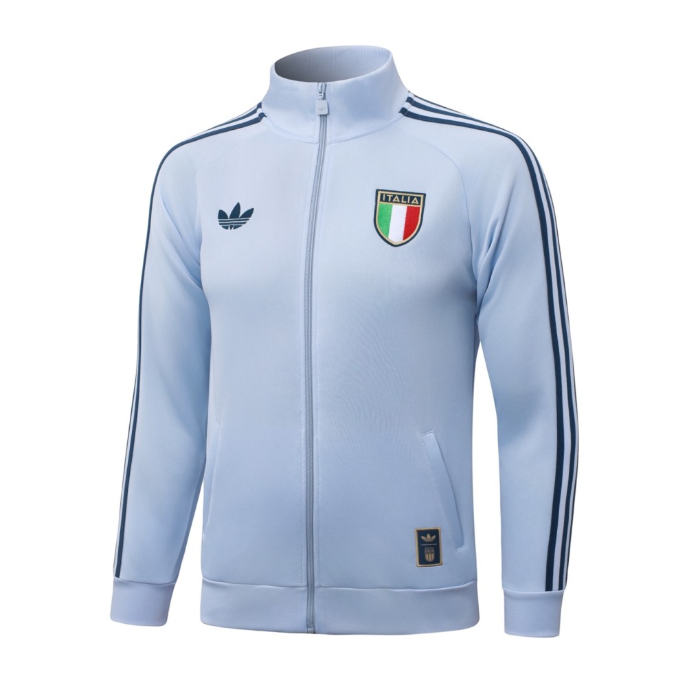 2026 Italy Light blue Jacket Training Suit Set