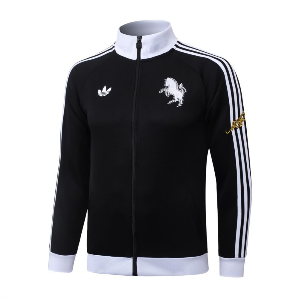 2026 Juventus Black Jacket Training Suit Set