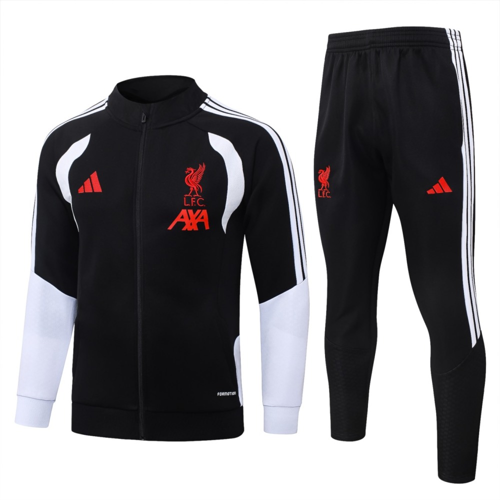 2026 Liverpool Black Jacket Training Suit Set