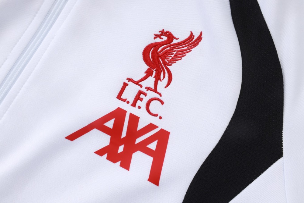 2026 Liverpool White Jacket Training Suit Set