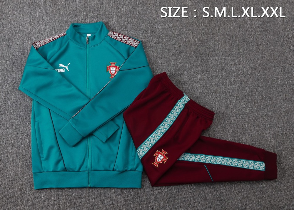2026 Portugal Green Jacket Training Suit Set