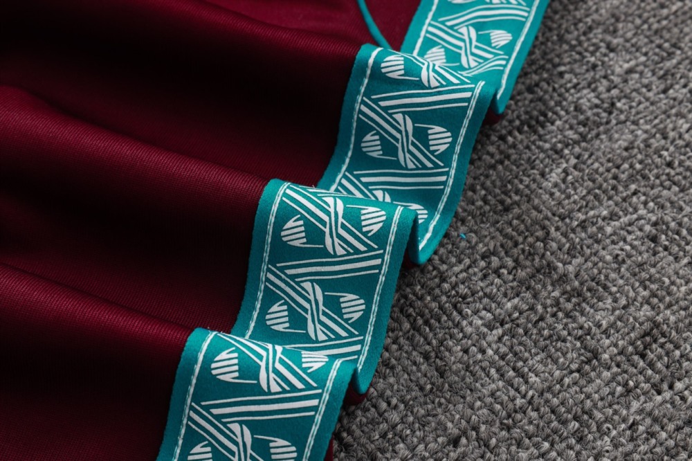 2026 Portugal Maroon Jacket Training Suit Set