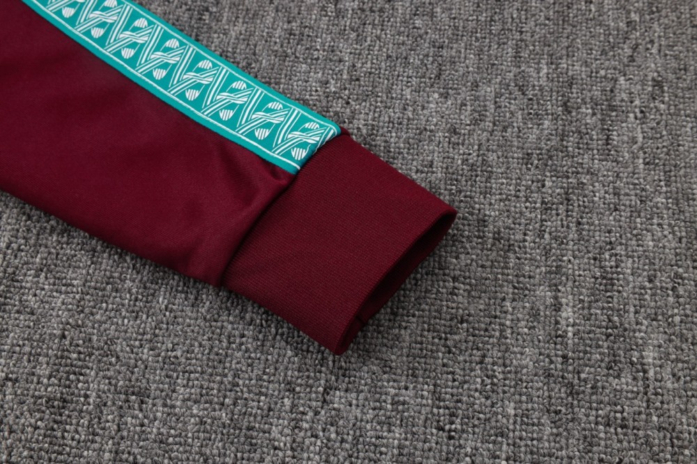 2026 Portugal Maroon Jacket Training Suit Set