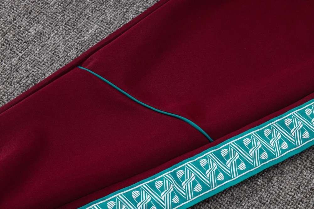 2026 Portugal Maroon Jacket Training Suit Set