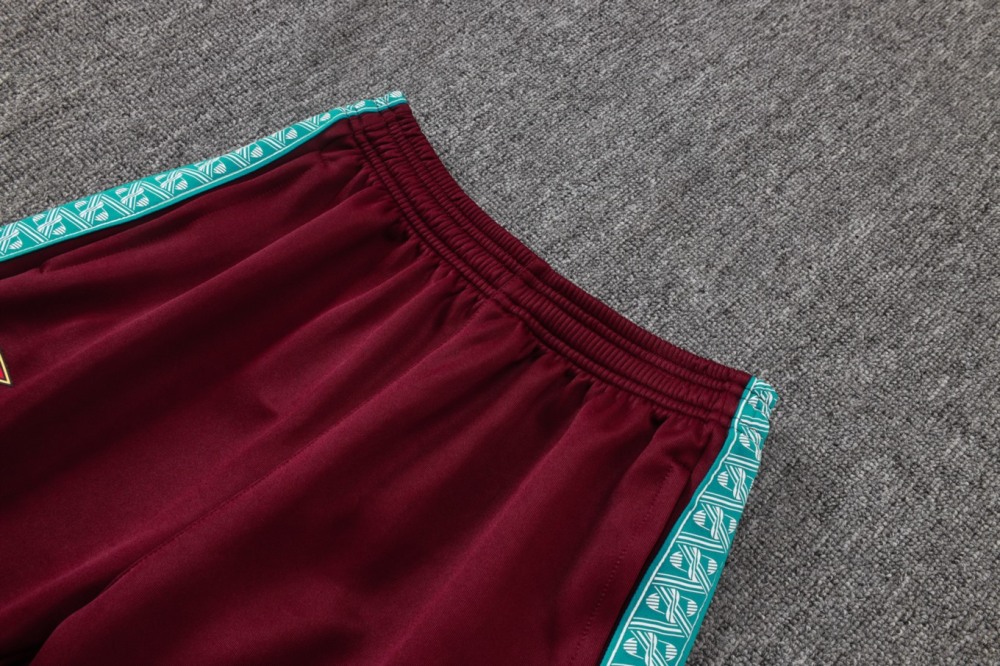 2026 Portugal Maroon Jacket Training Suit Set