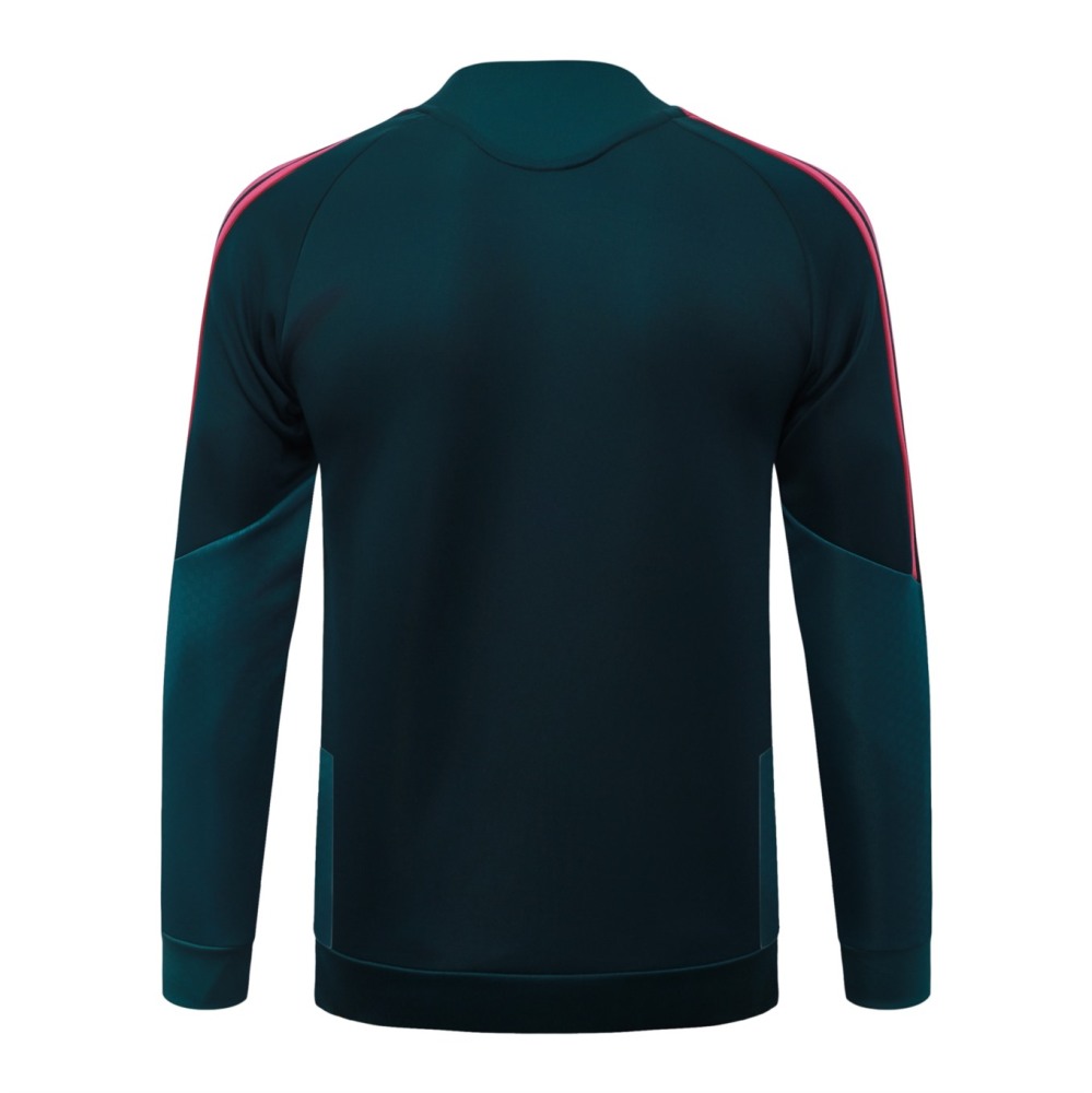 2026 Real Madrid Dark green Jacket Training Suit Set
