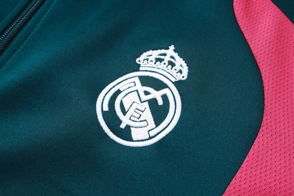 2026 Real Madrid Dark green Jacket Training Suit Set