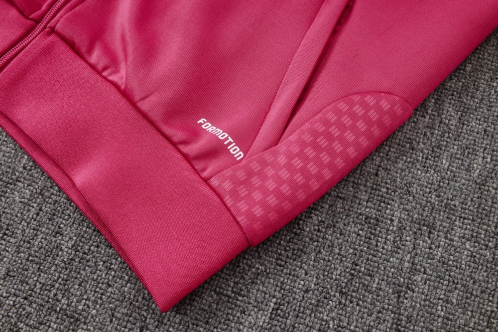 2026 Real Madrid Pink Jacket Training Suit Set