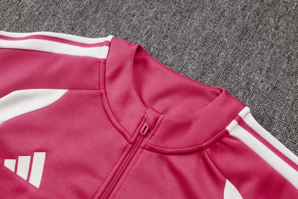 2026 Real Madrid Pink Jacket Training Suit Set