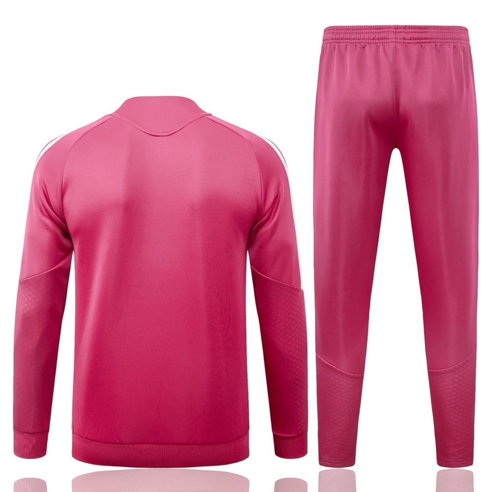 2026 Real Madrid Pink Jacket Training Suit Set