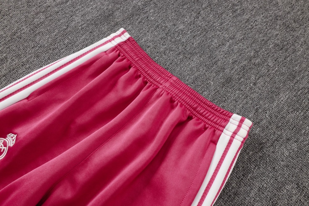 2026 Real Madrid Pink Jacket Training Suit Set