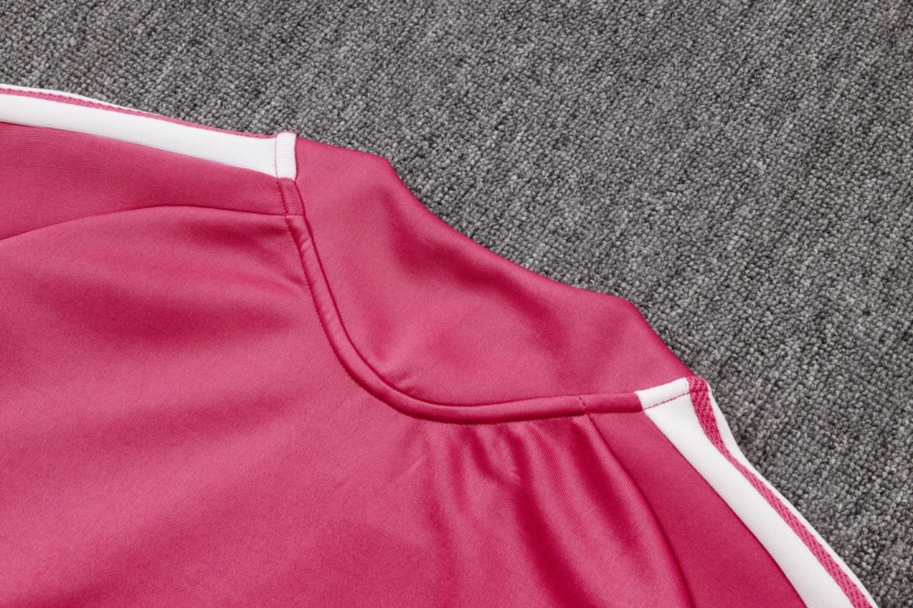 2026 Real Madrid Pink Jacket Training Suit Set